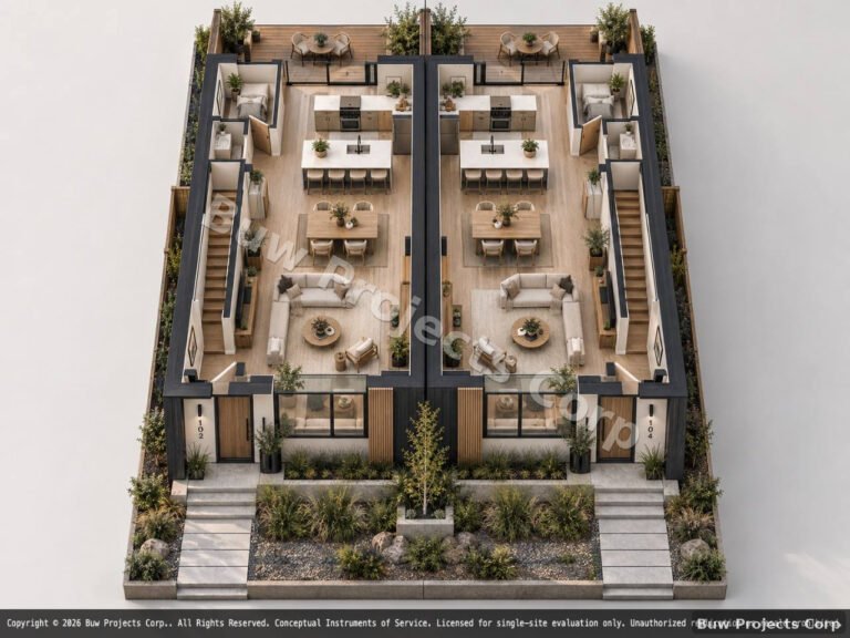 3D Isometric Cutaway Dollhouse