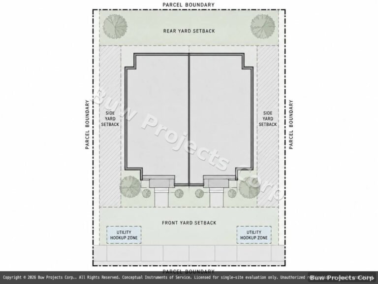 Site Boundary & Setback Fit Diagram