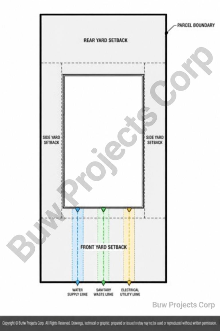 Site Boundary & Setback Fit Diagram